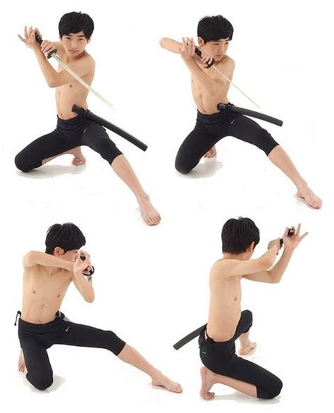 Katana Pose Pose Reference Figure Poses Action Pose Reference