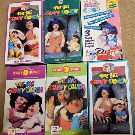 The Big Comfy Couch Media Lot Of 6 Various The Big Comfy Couch Vhs Cassette Tapes Poshmark