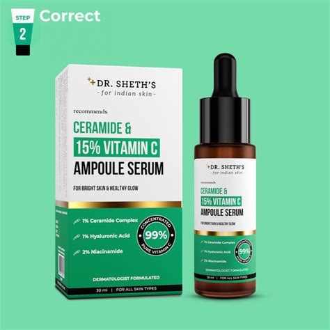 Ceramide And 15 Vitamin C Ampoule Serum 30ml Dr Sheths