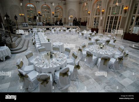 Wedding reception in a hotel Stock Photo - Alamy