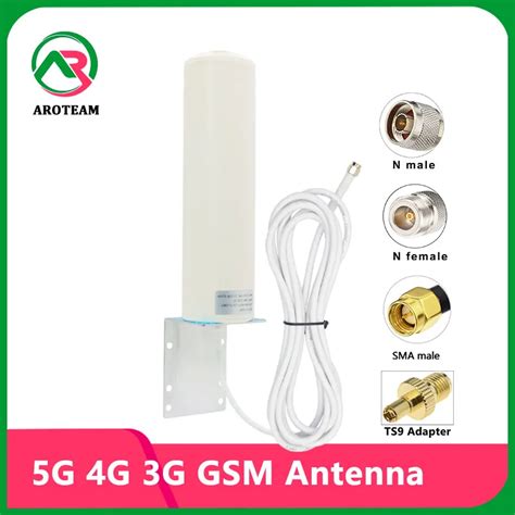 5G 4G LTE 3G GSM High Gain 18dbi External Omni WiFi Antenna IP67