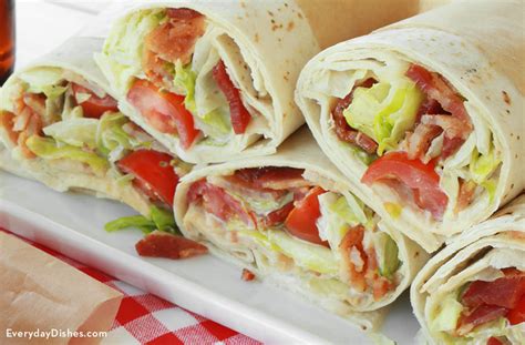 Blt Wrap Recipe Everyday Dishes And Diy