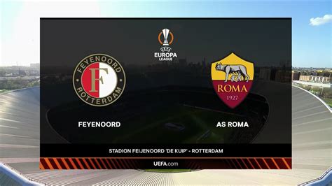 Uefa Europa League Qf St Leg Feyenoord Rotterdam V As Roma