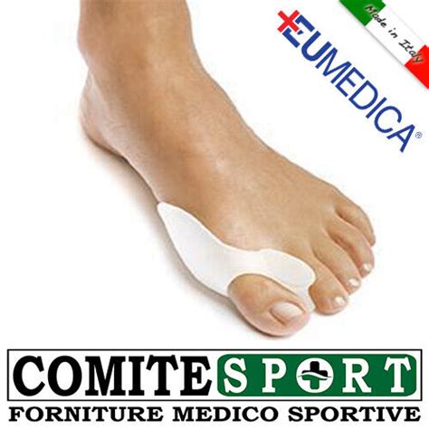 SEPARA DITO E PROTEZIONE ALLUCE VALGO IN SILICONE EUMEDICA GEL BUNION