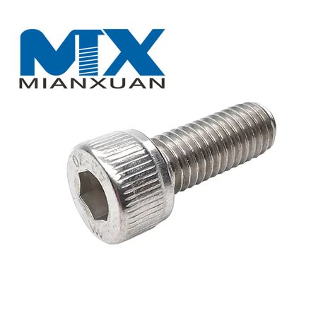 A2 Stainless Steel Hexagon Socket Thin Head Cap Screws Thin Head And