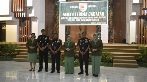 Posisi Di Lingkungan Kodam Brawijaya Diisi Pejabat Baru Posisi Di