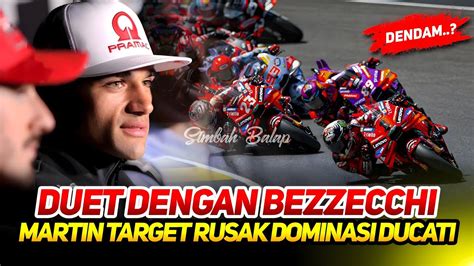 DENDAM JORGE MARTIN TARGETKAN BERSAMA BEZECHI DI APRILIA AKAN