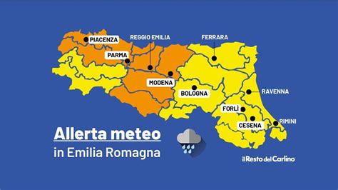 Lallerta Meteo In Emilia Romagna Passa Da Rossa Ad Arancione Le Zone