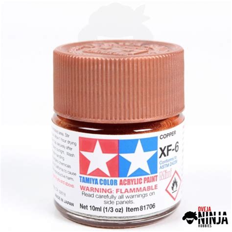 XF 6 Copper 10 Ml Tamiya Oveja Ninja Hobbies