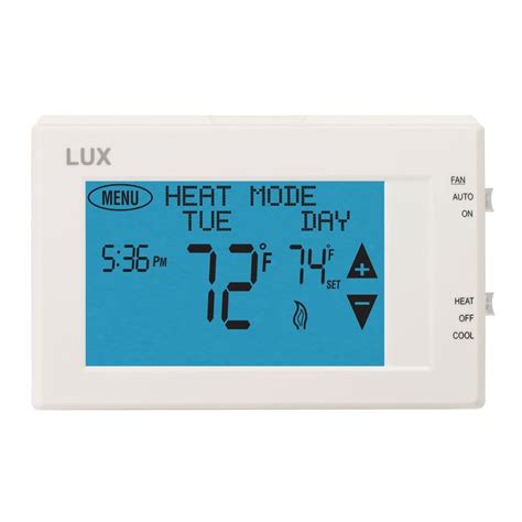 Shop Lux Touch Screen Programmable Thermostat At