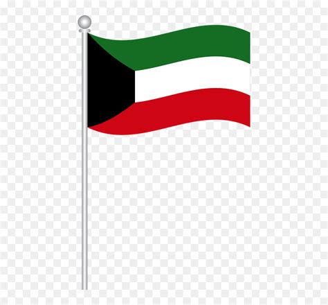 Flag Of Kuwait, Flag, Kuwait, World - Kuwait Flag Waving Png ...