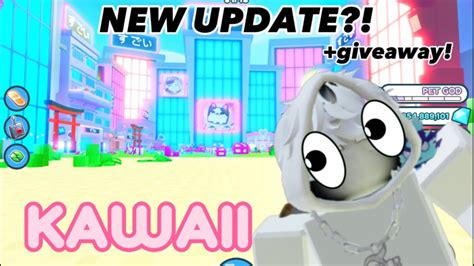 New Kawaii Update In Pets Sim X Roblox Petsimx Youtube