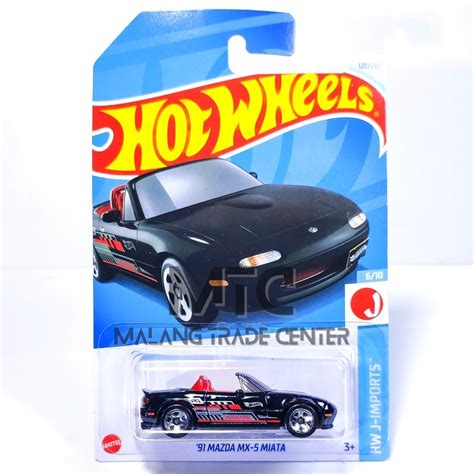 Hitam Hot Wheels Mazda Mx Miata Black E Shopee Philippines