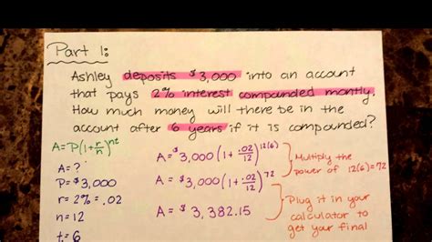 Derivation Of The Compound Interest Formulas Tmechs Riosashley