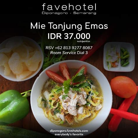 Megatix Mie Tanjung Emas Favehotel Diponegoro Semarang