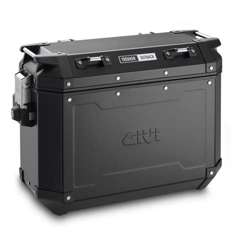 Valise Lat Rale Givi Trekker Outback Litres Aluminium Noir