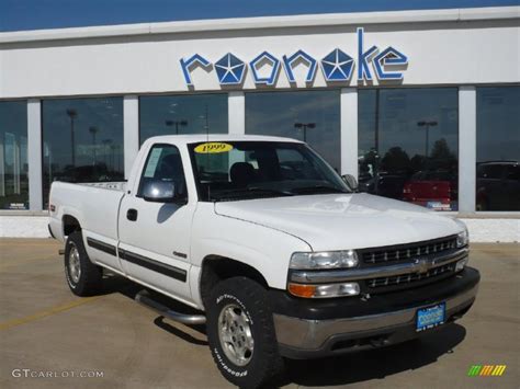 1999 Summit White Chevrolet Silverado 1500 Z71 Regular Cab 4x4