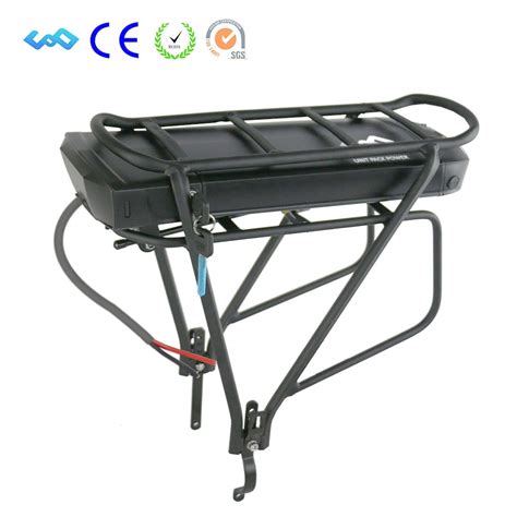 36v 13ah Rear Rack Battery For Bafang Bbs01 500w 350w Ebike Battery Wi