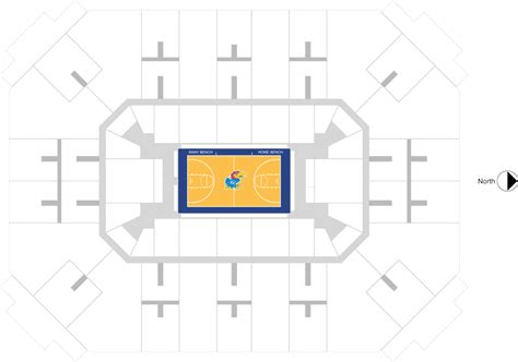 Allen Fieldhouse Seating Chart With Rows Two Birds Home