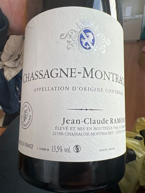 2020 Jean Claude Ramonet Chassagne Montrachet 1er Cru Les Caillerets