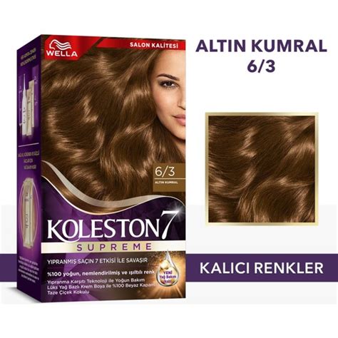 Wella Koleston Supreme Kit 6 3 Altın Kumral Fiyatı