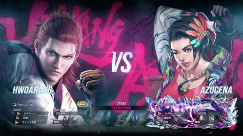 Yeonarang Hwoarang Vs MulGold98 Azucena Tekken 8 Ranked Match