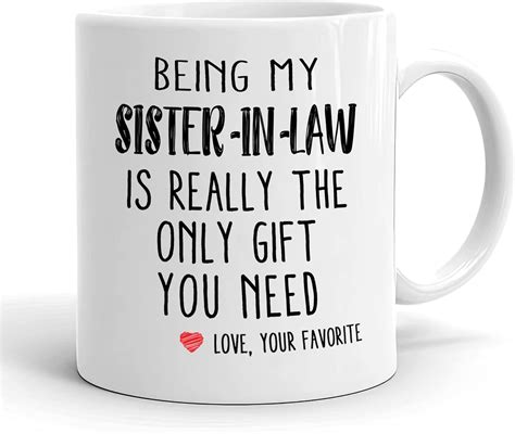 Krysdesigns Being My Sister In Law Is Really The Only T You Need Mug Funny