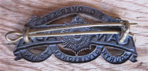 Stewarts Military Antiques Canada WWI C A S C Overseas Fourth