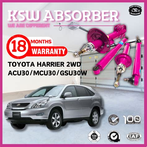 Toyota Lexus Harrier 2wd Mcu30 Acu30 Gsu30w Ksw Gas Shock