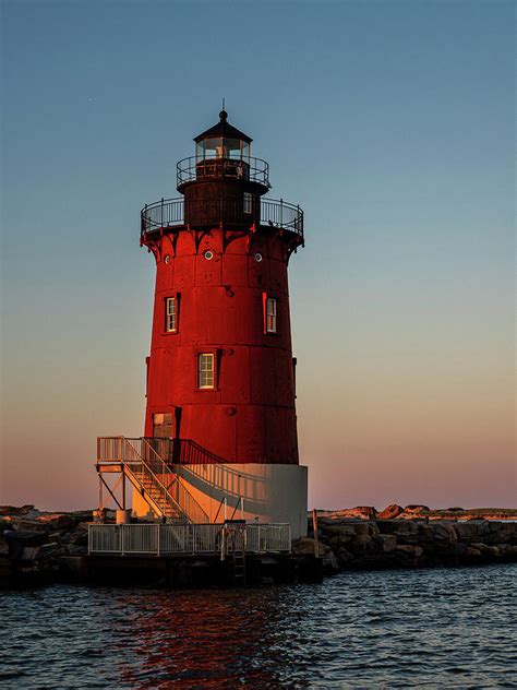 Delaware Breakwater East End Lighthouse Photograph By David Kay