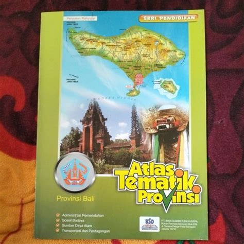 Jual Buku Original Peta Atlas Tematik Provinsi Bali Shopee Indonesia