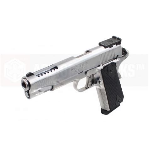 Aw Custom Ne V Style Gbb Airsoft Pistol Silver