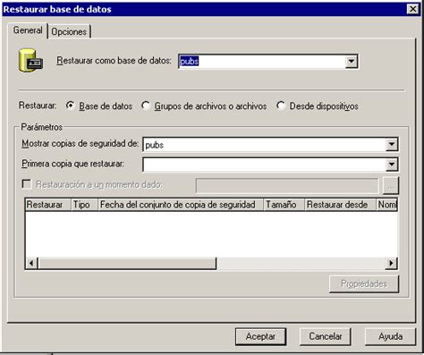 SQL Server Realizar Copias De Seguridad Y Restaurarlas