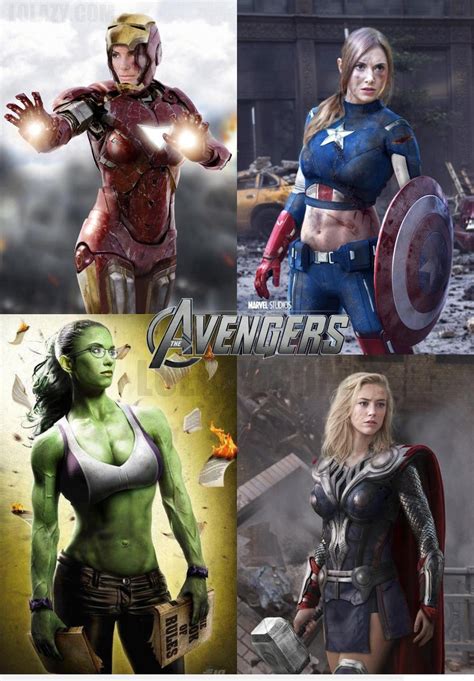 Female Avengers By Kingdurant23 On Deviantart