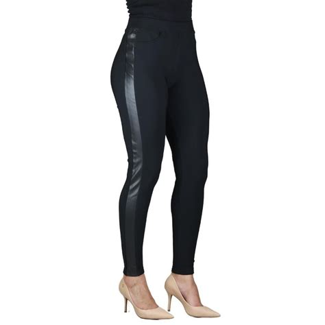 Calça Facinelli Legging Térmica Listra Feminina Preto