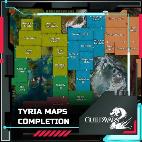 GW2 Tyria 100% Map Completion - MMOPILOT - Trusted Service