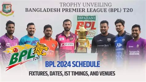 Bpl 2024 Complete Schedule Fixtures Dates Ist Timings And Venues