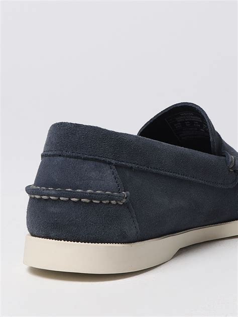 Sebago Loafers For Man Blue Sebago Loafers 7111msw Online On