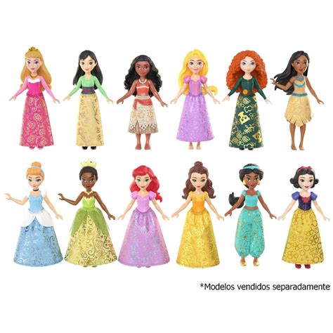 Mini Boneca Princesas Disney 9 Cm Mattel Shopee Brasil