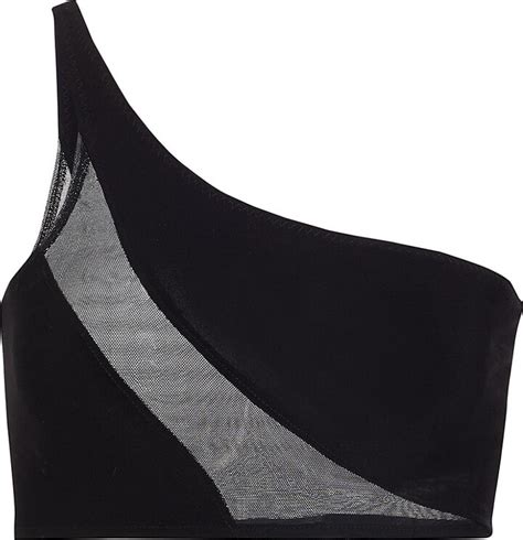 Norma Kamali Snaked Mesh Bikini Top ShopStyle Two Piece Swimsuits
