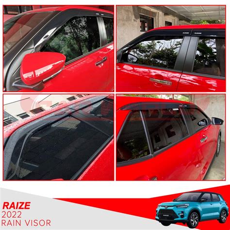 Raize 2022 ONWARDS OEM Type Rain Guard Window Visor Shopee Philippines