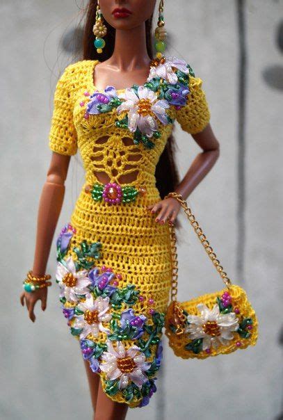 Descubrir Imagen Patrones De Ropa Para Barbie Tejida A Crochet