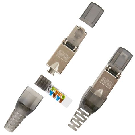 RJ45 Stecker HQ Werkzeuglos Cat 6A UTP 2 Stk 18065 Matrix