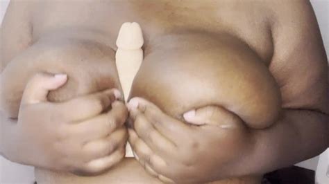 Ebony BBW Titty Fucking White Dildo Pornhub