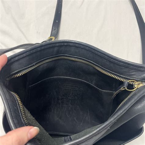 Coach Vintage Bleeker Bleecker Black Leather Bucket B Gem