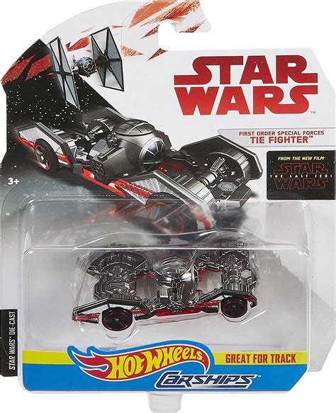 First Order Special Forces Tie Fighter Star Wars Hot Wheels R Carships Dpv