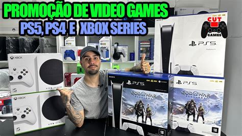 PROMOÇÃO DE VÍDEO GAMES PS5 PS4 e XBOX SERIES CUT GAMES SANTA