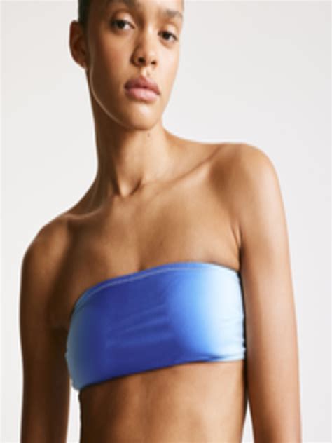 Buy H M Padded Bandeau Bikini Top Bra For Women Myntra