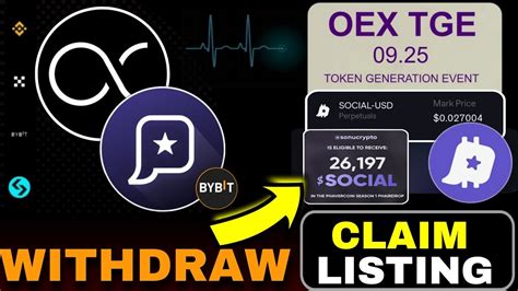 Satoshi OEX Withdrawal Open Ex Listing Date Phaver Airdrop Claim