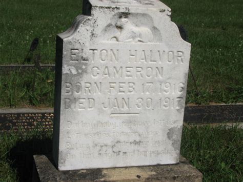 Elton Halvor Cameron M Morial Find A Grave